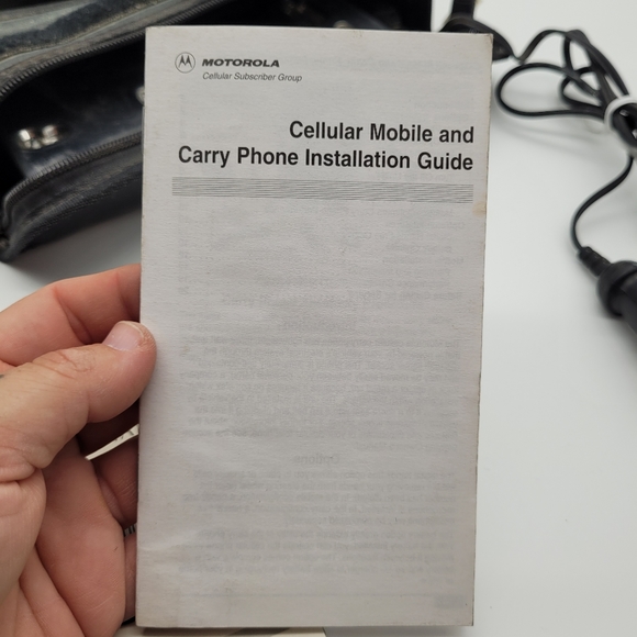 VINTAGE | Motorola Cellular Mobile & Carry Phone & carry case SCN2744A - Picture 7 of 15